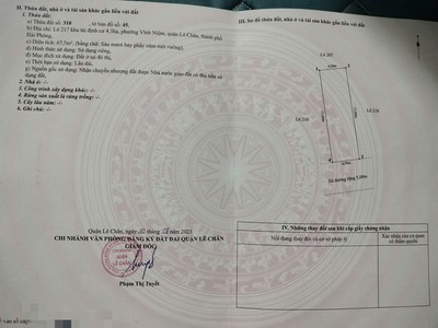 Bán đất mặt đường Bùi Viện, Lê Chân TĐC 4,3ha thông số đẹp - 67,5m2 - mt 4,5m 0