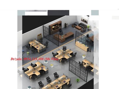 Chuyên thiết kế thi công nội thất văn phòng - bàn làm việc theo yêu cầu 8