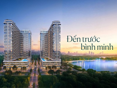 Săn lùng căn góc 2pn tòa m prima bay chỉ có hạn mỗi sàn, view trọn vịnh và hồ nhạc nước 2
