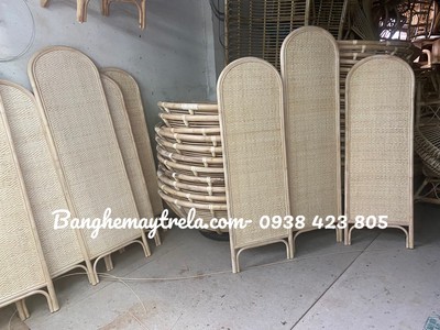 Bình phong mây trám đan kín 0