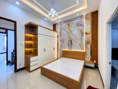 Nhà 3 tầng kiên cố mới đẹp - 56m2 - 4 14m - sổ đẹp vuông vức hoàn công đủ - sát mặt tiền - hẻm an 4