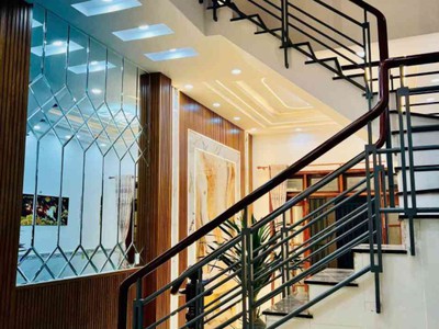 Nhà 3 tầng kiên cố mới đẹp - 56m2 - 4 14m - sổ đẹp vuông vức hoàn công đủ - sát mặt tiền - hẻm an 2