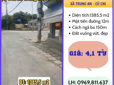 Chính chủ bán 2 lô đất mặt tiền củ chi tphcm , giá tốt 3