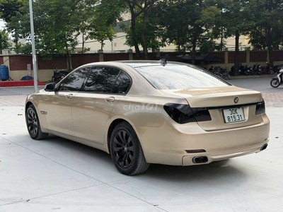 BMW 750Li xDrive F02 2009 Vàng cát Mỹ 4