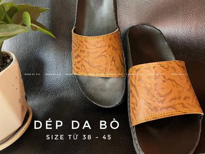 Xưởng may dép da theo yêu cầu Nhận đơn cho shop và đại lý 3