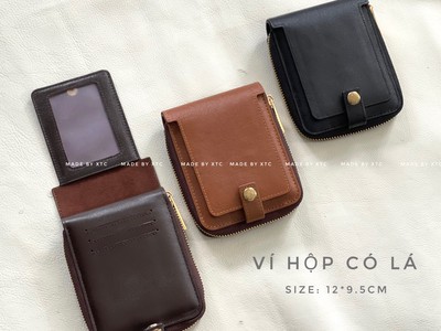 Ví da bò thật - nguồn hàng từ xưởng Trường Chinh sản xuất 7