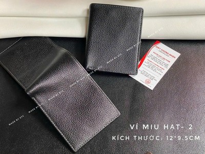 Ví da bò thật - nguồn hàng từ xưởng Trường Chinh sản xuất 6
