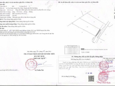 Đất thuộc xã tân xuân, hóc môn, hồ chí minh - đất mặt tiền 4
