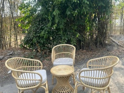Ghế mây cafe 0