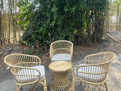 Ghế mây cafe 2
