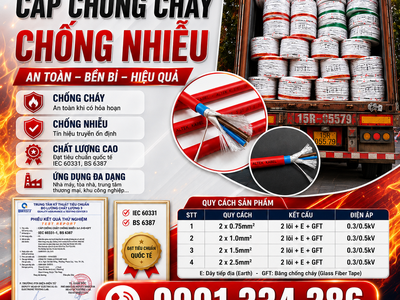 Cáp Chống Cháy Chống Nhiễu ALTEK KABEL 0