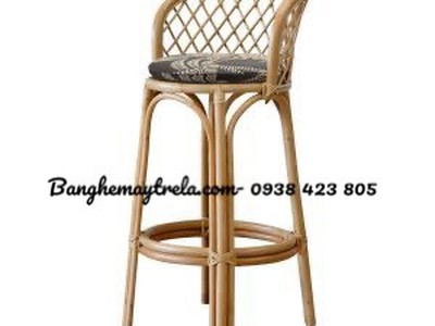Ghế quầy bar cao mây tre 1