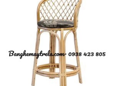 Ghế quầy bar cao mây tre 2