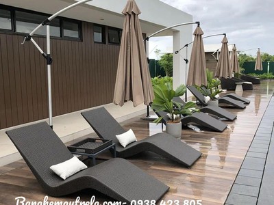 Ghế dài hồ bơi 6