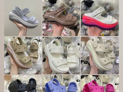 PB209- Dép sandal Cross crush đế bóng nữ, đế 8cm, nặng mà đầm chân 1