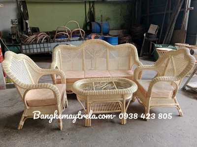 Sofa lưới mây mắt cáo 2