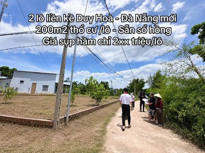 Bán nhanh lô đất diện tích 200m2 đất ở toàn bộ giá chỉ có 290tr 1 lô cực ddejpj tại DUy xuyên 1