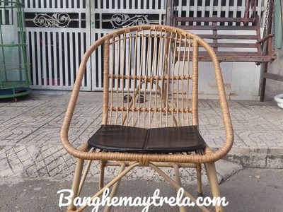 Bàn ghế ban công giả mây 4