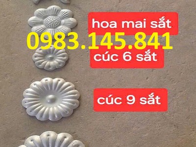 Hoa cúc dập 3 phân đến 12 phân cho từng mẫu sắt 5