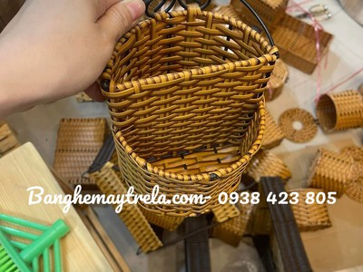 Khay đựng đồ mây nhựa 2