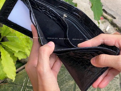 Ví Cá Sấu Nguyên Tấm Chất Lượng Xuất Khẩu Bán Sỉ Số Lượng 7