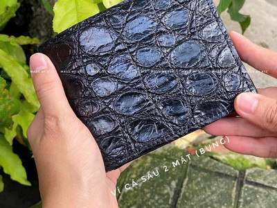 Ví Cá Sấu Nguyên Tấm Chất Lượng Xuất Khẩu Bán Sỉ Số Lượng 8