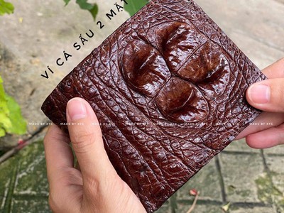 Ví Cá Sấu Nguyên Tấm Chất Lượng Xuất Khẩu Bán Sỉ Số Lượng 9