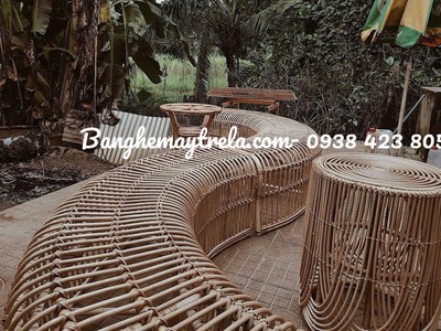 Ghế mây uốn hiện đại 6