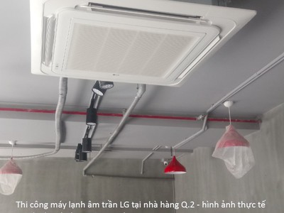 Một lựa chọn hiện đại và thân thiện với môi trường là dòng Máy lạnh âm trần LG 0