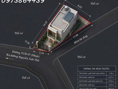 Đấtlô góc mặt tiền 12m nở hậu đẹp 89m2 - tân chánh hiệp, q.12- giá chỉ 3,78 tỷ 0