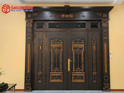 Cửa thép Clasic 5D cao cấp 1