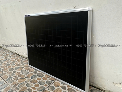 Bảng đen viết phấn Poly Taiwan treo tường kẻ ô ly vuông 5cm 3