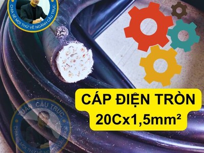 Cáp điện tròn 20Cx1.5mm 1