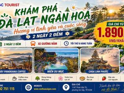 Tour Đà Lạt 2 Ngày 2 Đêm 2