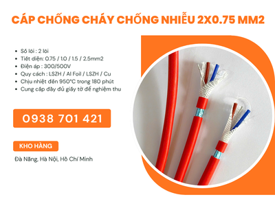 Cáp chống cháy chống nhiễu Altek Kabel 2x0.75mm phân phối Bắc Ninh, Bắc Giang 2