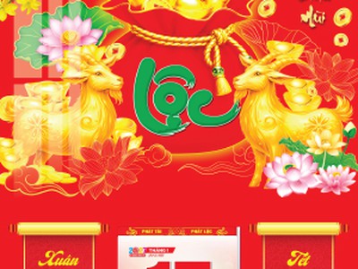 Bảng Giá Lịch Laminated Tết 2027 In Theo Yêu Cầu 1
