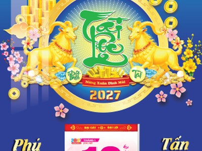 Bảng Giá Lịch Laminated Tết 2027 In Theo Yêu Cầu 5