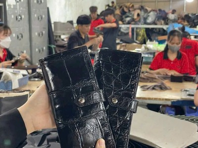 Đồ da cá sấu - nhận sản xuất số lượng lớn nhỏ cho shop, thương hiệu Có xuất VAT 5