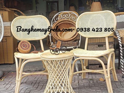 Ghế mây lưới mắt cáo 2