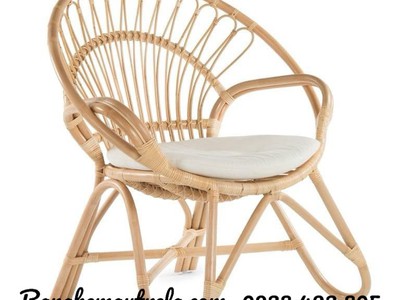 Ghế mây nhỏ đuôi công 3