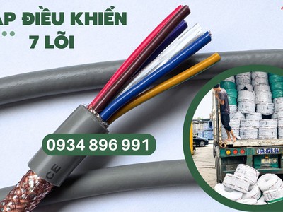 Cáp Tín Hiệu 7 Lõi Chống Nhiễu Cho Tủ Điện Sẵn Kho TP.HCM, Bình Dương, Đồng Nai, Long An 1