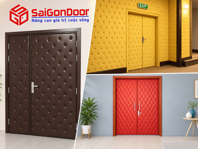 Cửa bọc da Saigondoor 0