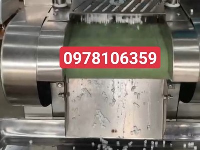 Máy thái cùi dừa hạt lựu, máy thái cơm dừa làm topping chè, máy thái trái cây hạt lựu 0