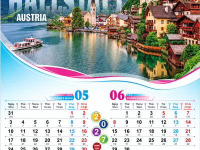 Bảng Giá Lịch 7 Tờ 2027 Mẫu Đẹp, In Theo Yêu Cầu 2