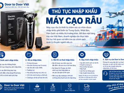 Thủ tục nhập khẩu máy cạo râu 0