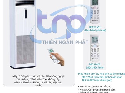 Máy Lạnh Tủ Đứng Daikin FVC125AV1V 5.0HP 0