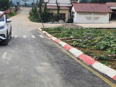 Bán đất đối diện trường Mầm Non Hợp Thành - TP Hòa Bình - 2 mặt tiền 110m2  5xx 5