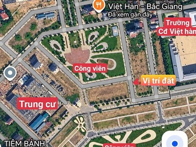 Bán lô đất có diện tích 90m2   full thổ cư   tại kđt việt hàn -  dĩnh trì   bắc giang. 0