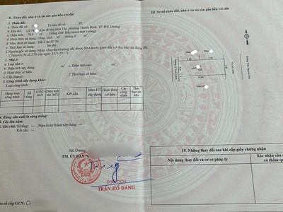 Bán đất mặt đường Trần Nguyên Đán, ph Thanh Bình, TP HD, gần trường Marie Curie, 70m2, mt 5m 2