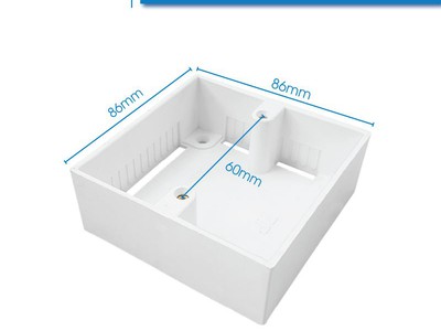 Đế nổi đơn abs giải pháp lắp đặt gọn gàng cho mặt vuông 0